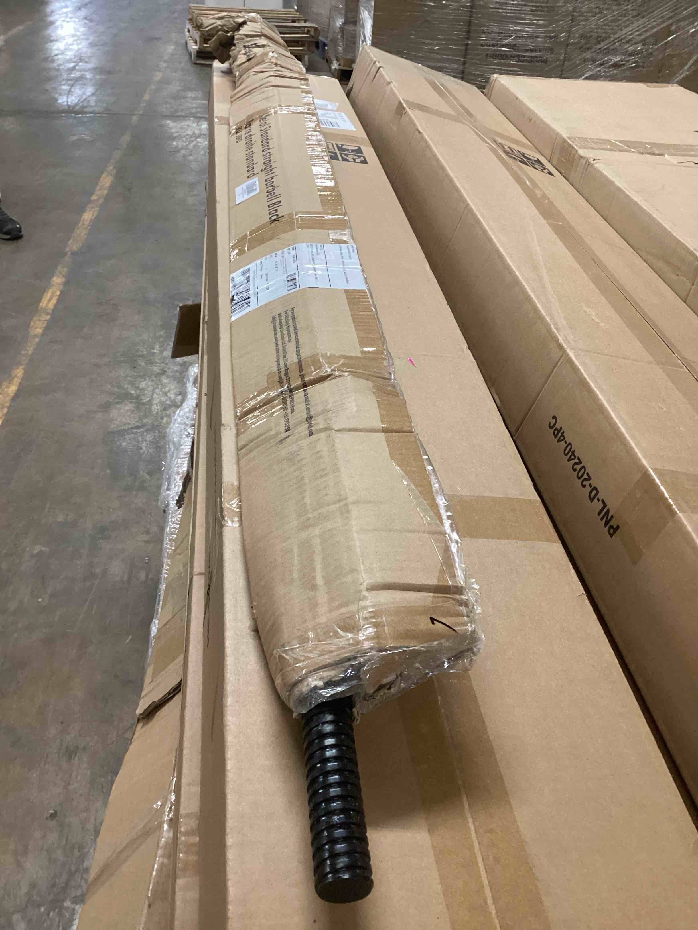 Condition photo showing Good Condition for Yes4All 480LB Standard Straight Barbell 60" & EZ Curl Bar 47", Weight Bar 1" Diameter - Star Lock Collars & Rubber Ring for Deadlifts, Squats