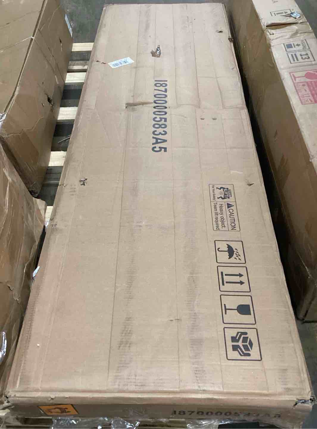 Condition photo showing New/Like New for Upholstered Velvet Bed Sea Blue