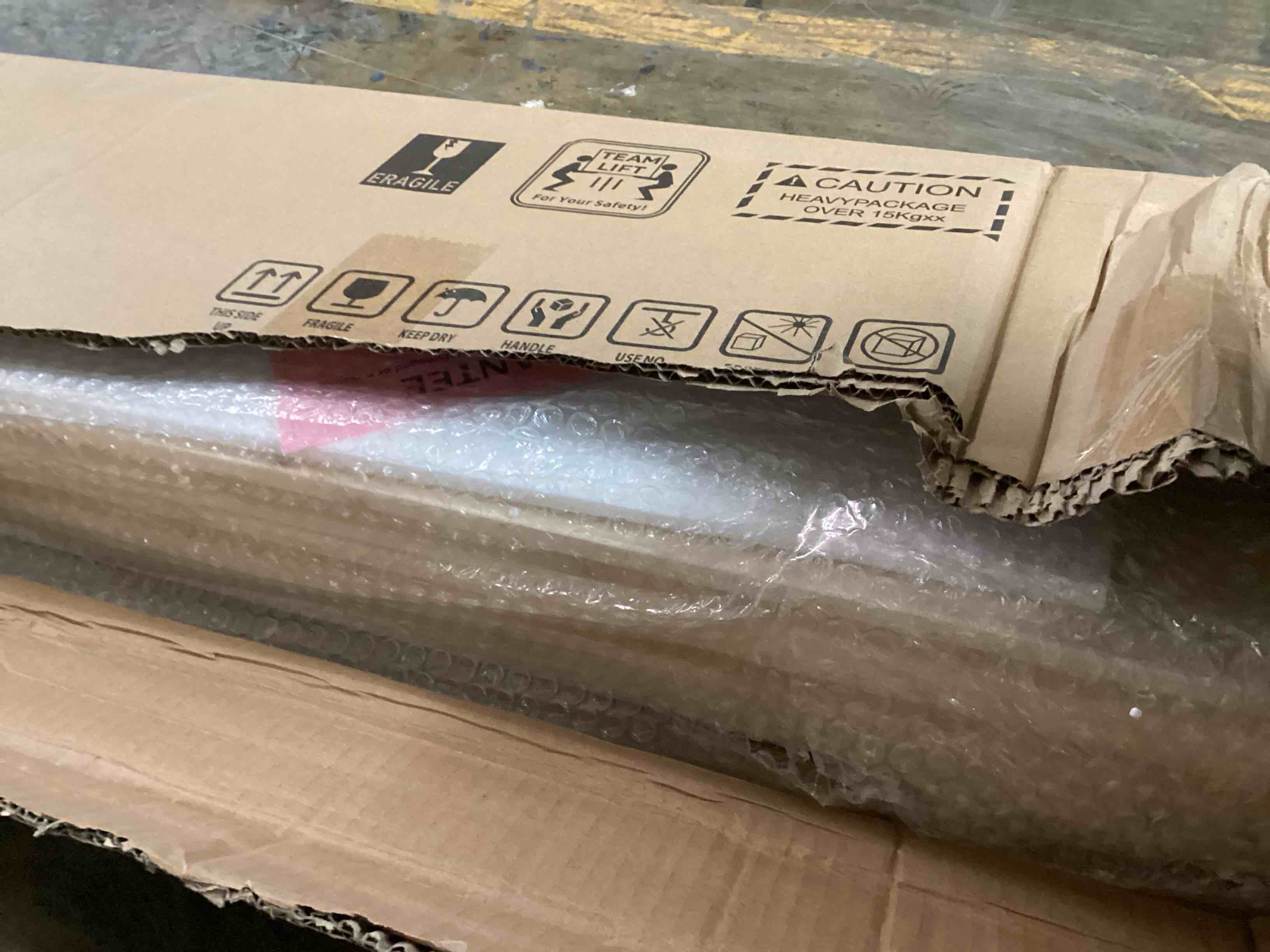 Condition photo showing Good Condition for EaseLife 36in x 96in Sliding Barn Door with 6.6FT Barn Door Hardware Kit & Handle Included,DIY Assemblely,Easy Install,Apply to Interior Rooms & Storage Closet,K-Frame