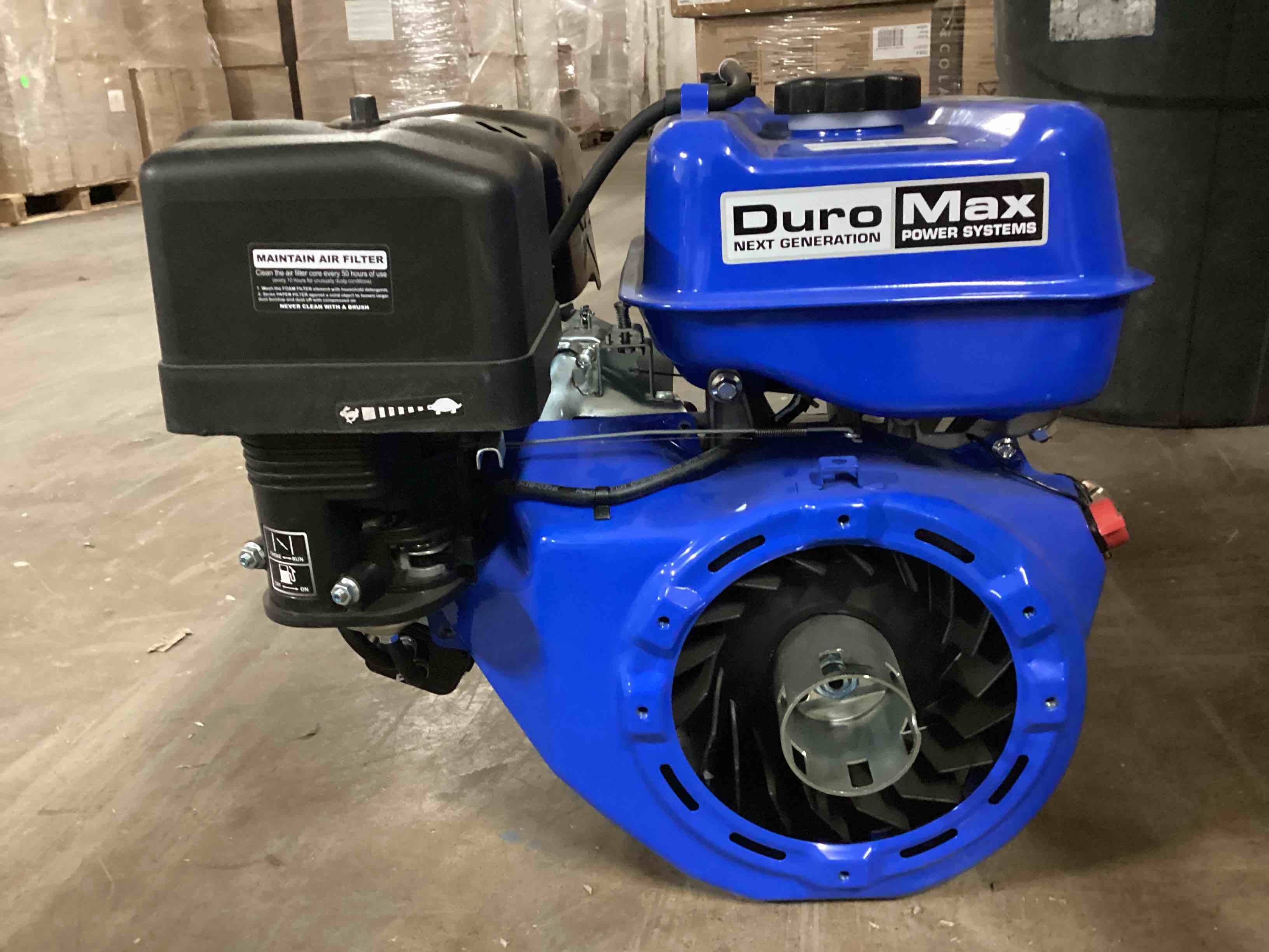 Condition photo showing As Is for DuroMax Recoil Start Gasoline Engine