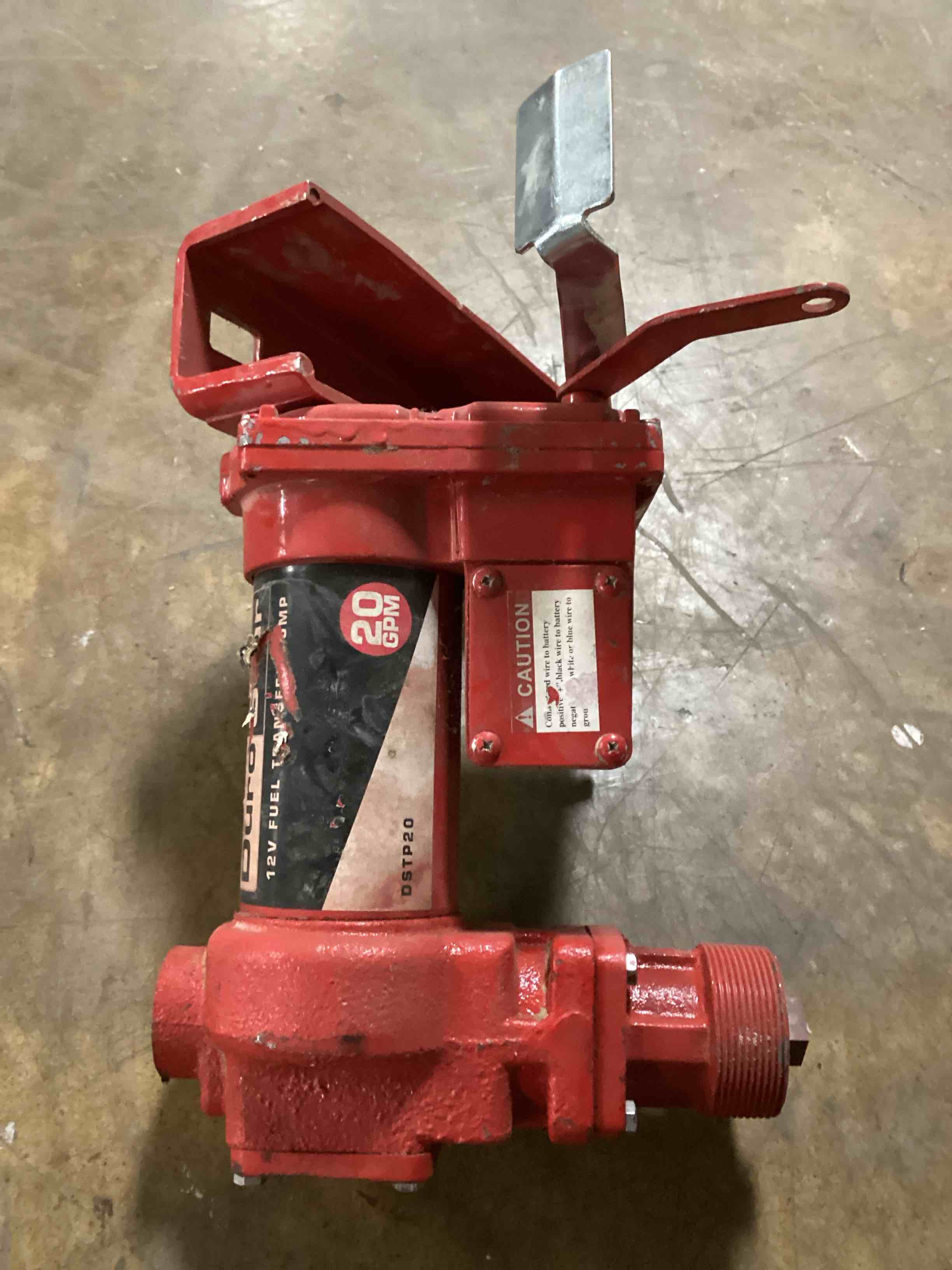Durostar 12-Volt 1/4 HP 20 GPM Fuel Transfer Pump