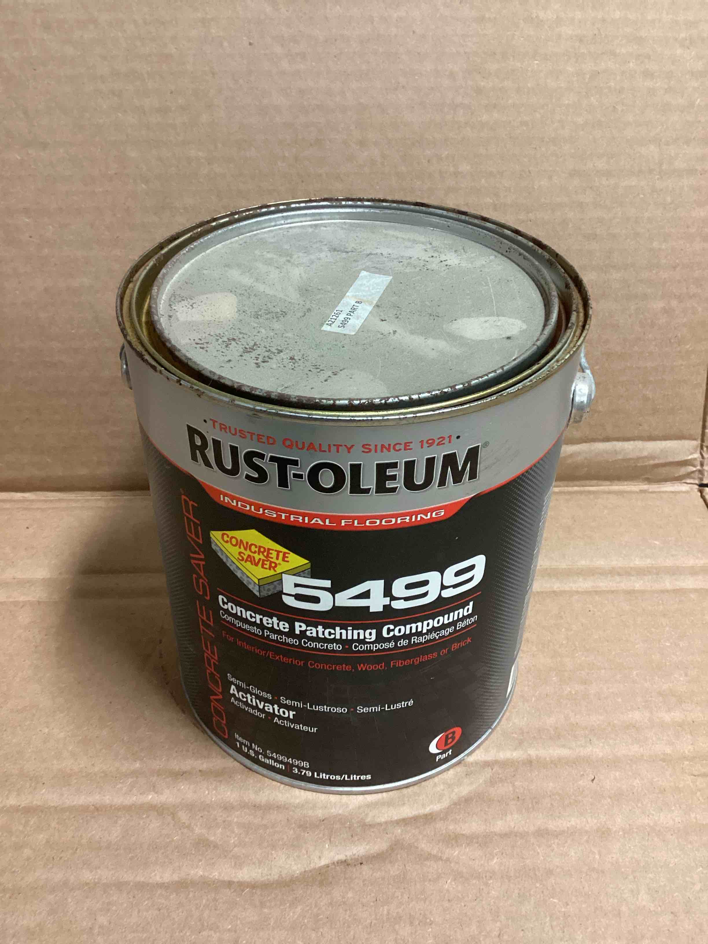 Condition photo showing Good Condition for Rust-Oleum 5499 Concrete Patching Compound Semi Gloss Activator 