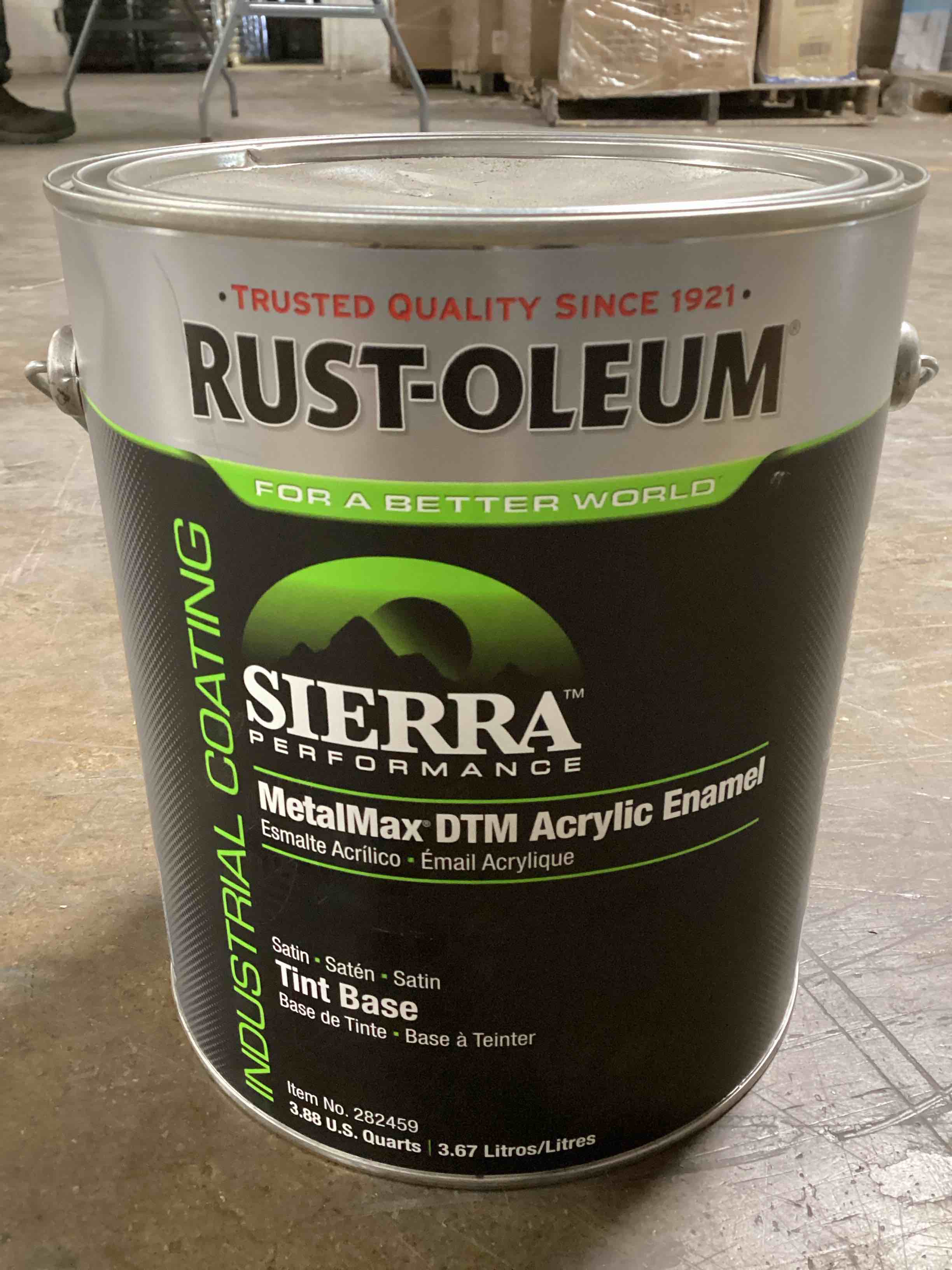 rust-oleum sierra performance metalmax dtm acrylic enamel, satin tint base 
