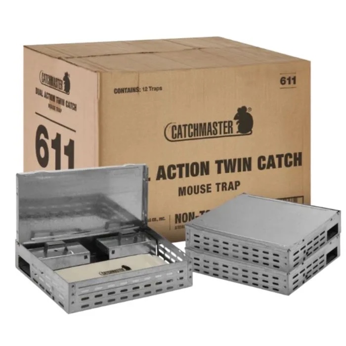 Catchmaster Dual Action Twin Catch Trap #611- Case of 12 units
