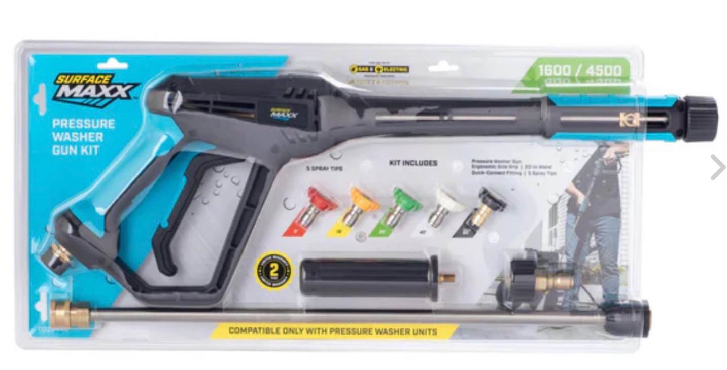 surfacemaxx pressure washer gun 4500 psi