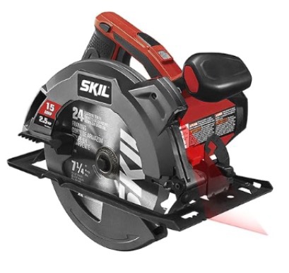 SKIL 15 Amp 7-1/4 Inch Circular Saw with Single Beam Laser Guide - 5280-01
