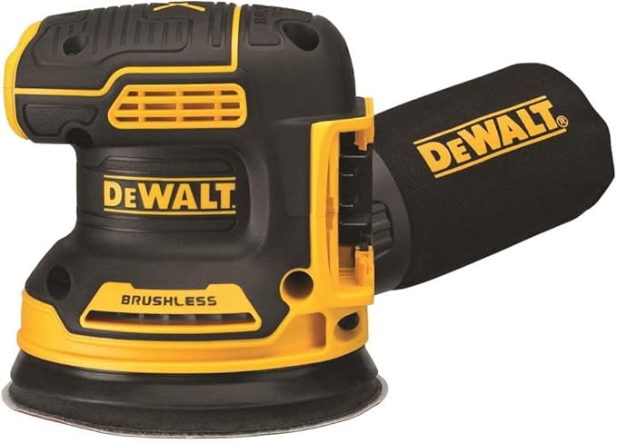 DEWALT 20V MAX Orbital Sander, Tool Only (DCW210B), Yellow (B07JQM7C28)
