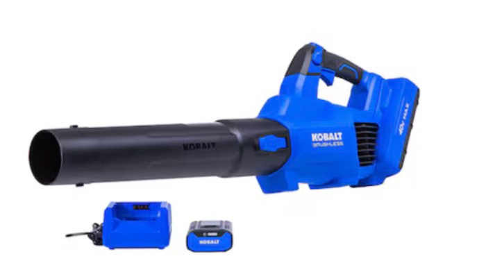 Kobalt Gen4 40-volt 520-CFM 120-MPH Battery Handheld Leaf Blower 4.0 Ah