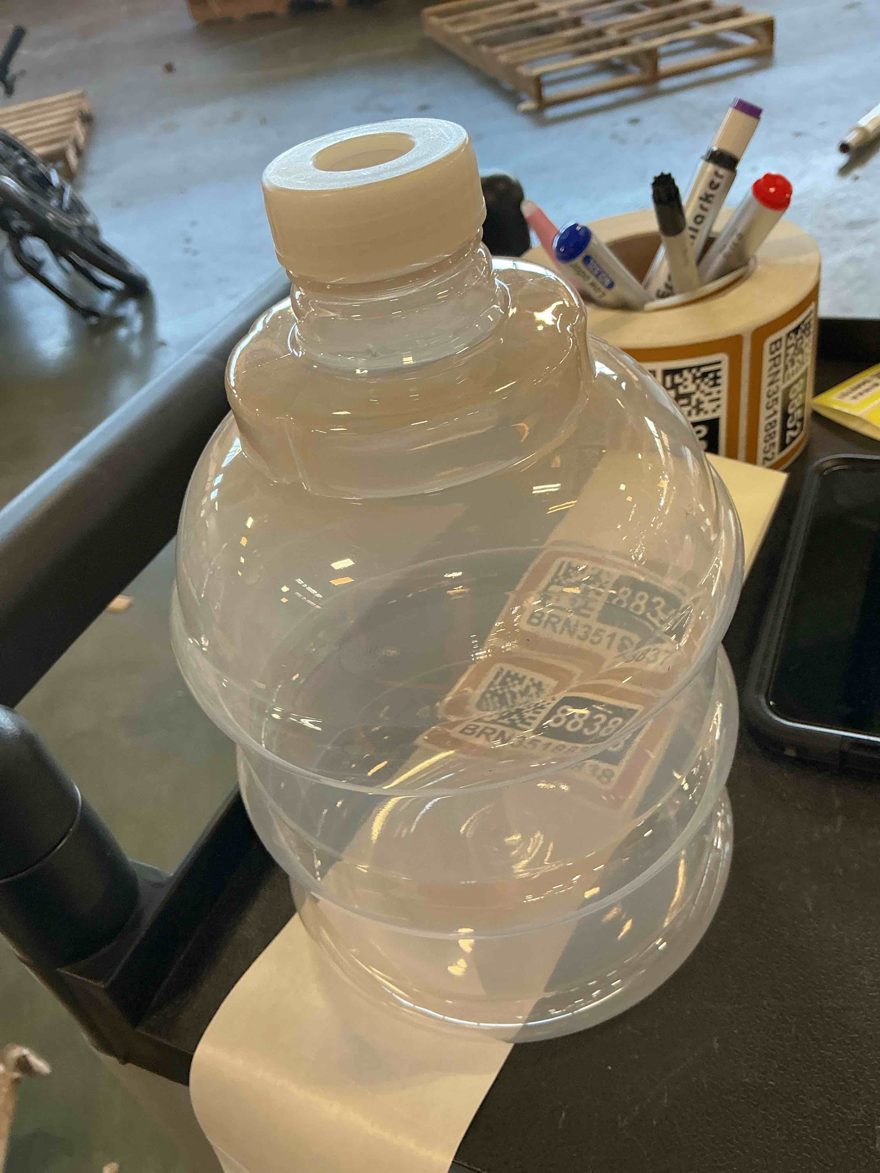 plastic water jug