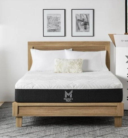 member's mark hotel premier memory foam mattress, available in medium, firm, and ultra plush twin