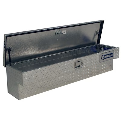 Kobalt 48-in x 13-in x 12-in Silver Aluminum Side Mount Truck Tool Box