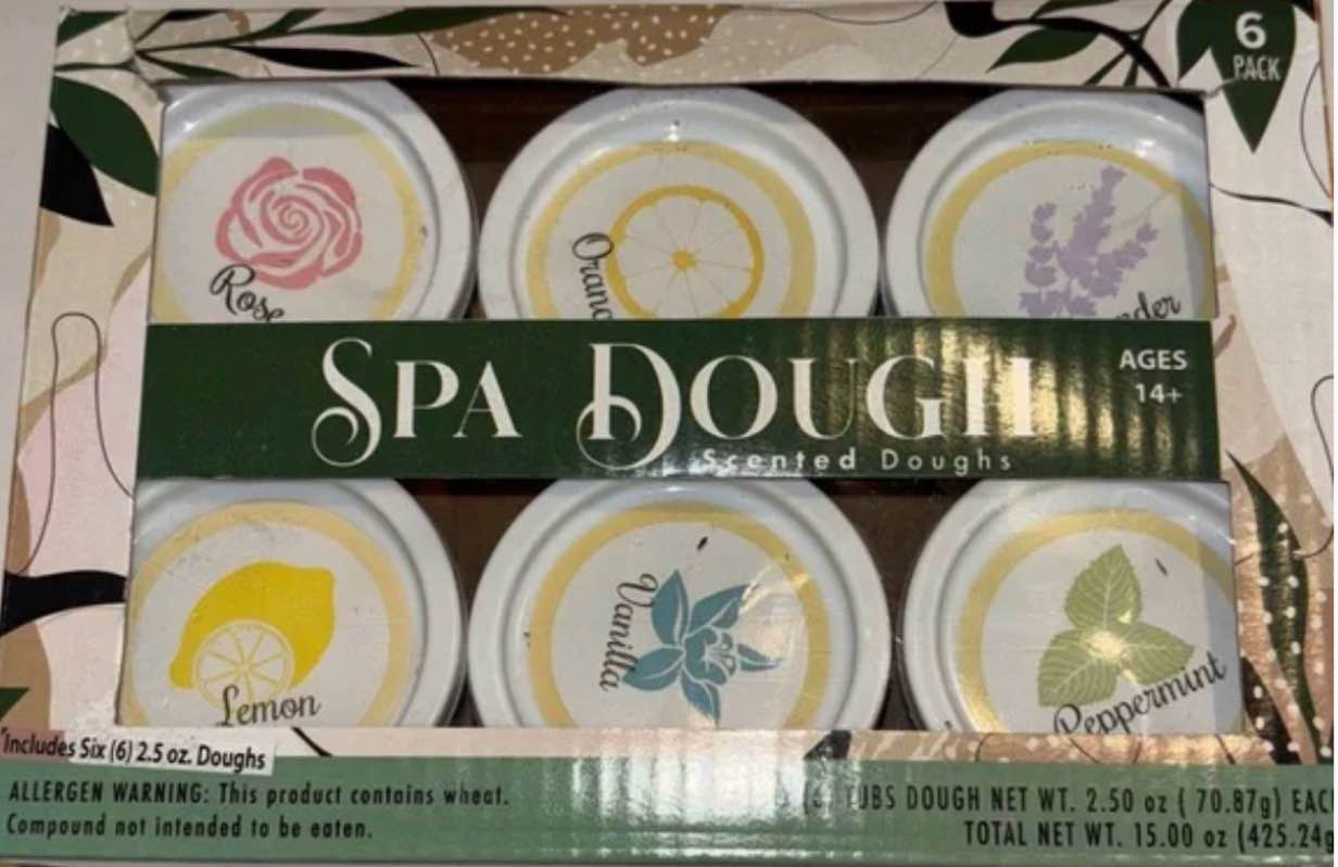 CREATIVE KIDS 6 PC Spa Dough Scented Dough Set, Aromatherapy