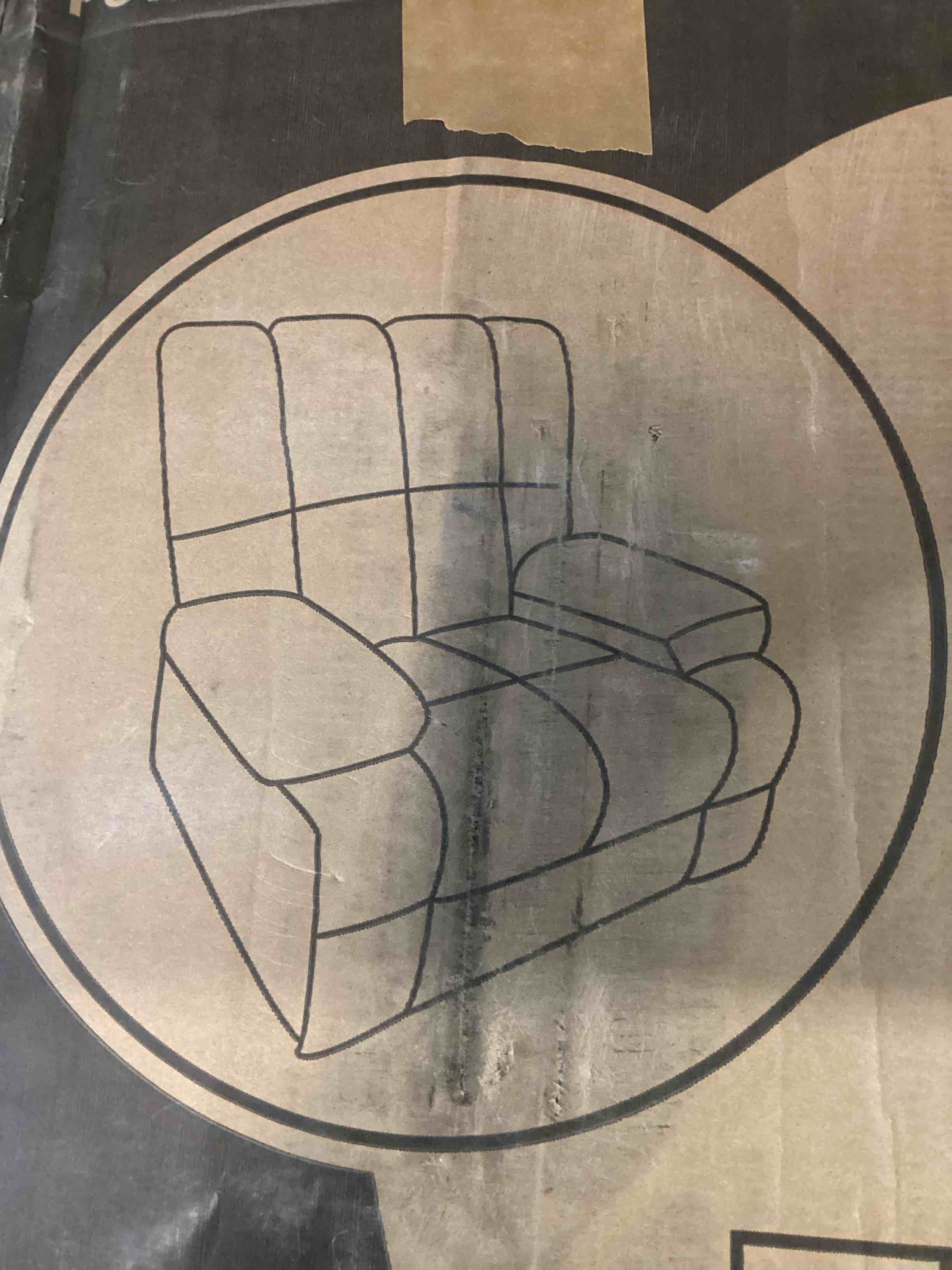 SEE DESCRIPTION Power Lift Recliner Chair W001-178 Light Grey 