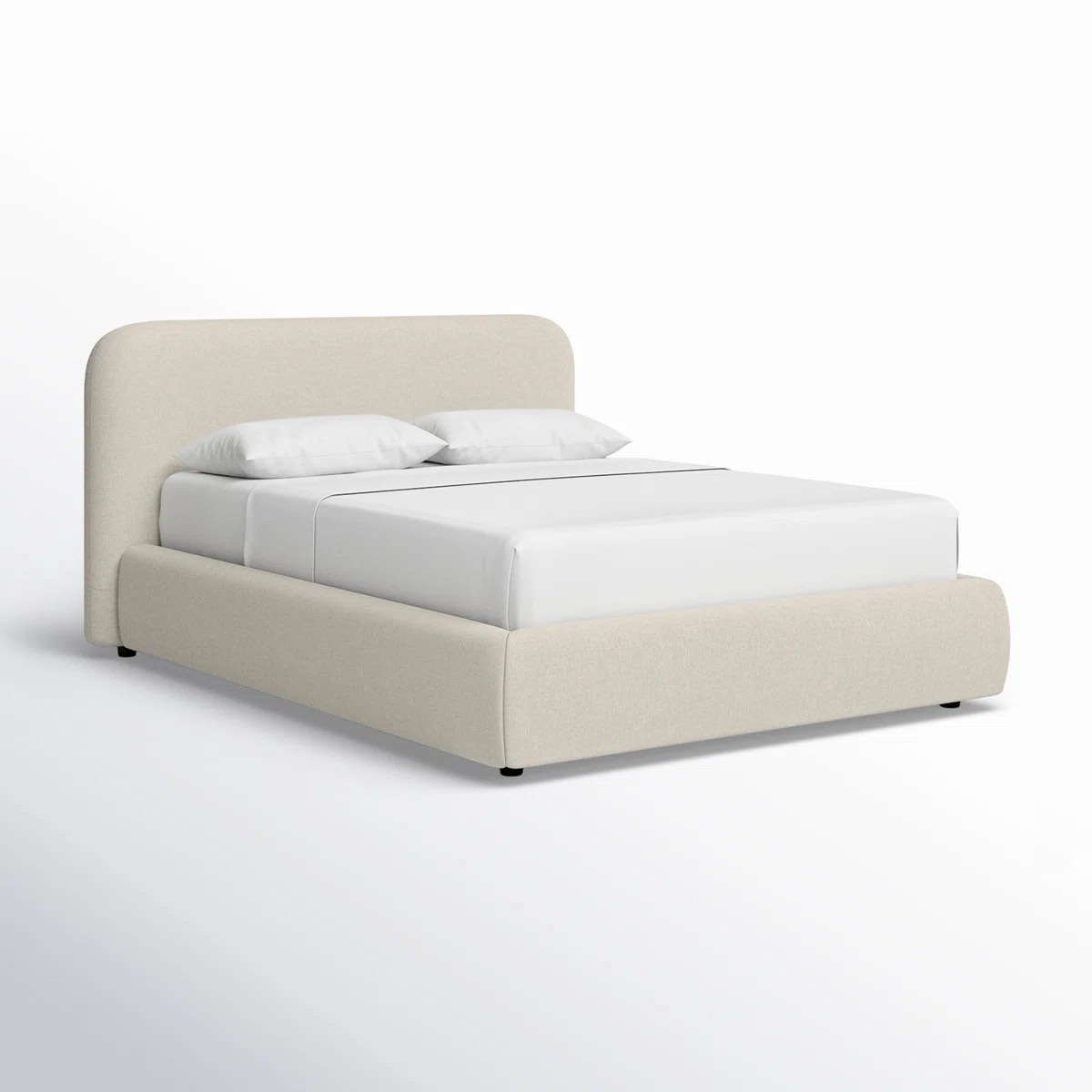 SEE DESCRIPTION Bella Upholstered Platform Bed, Effie Linen Performance Linen By Joss & Main