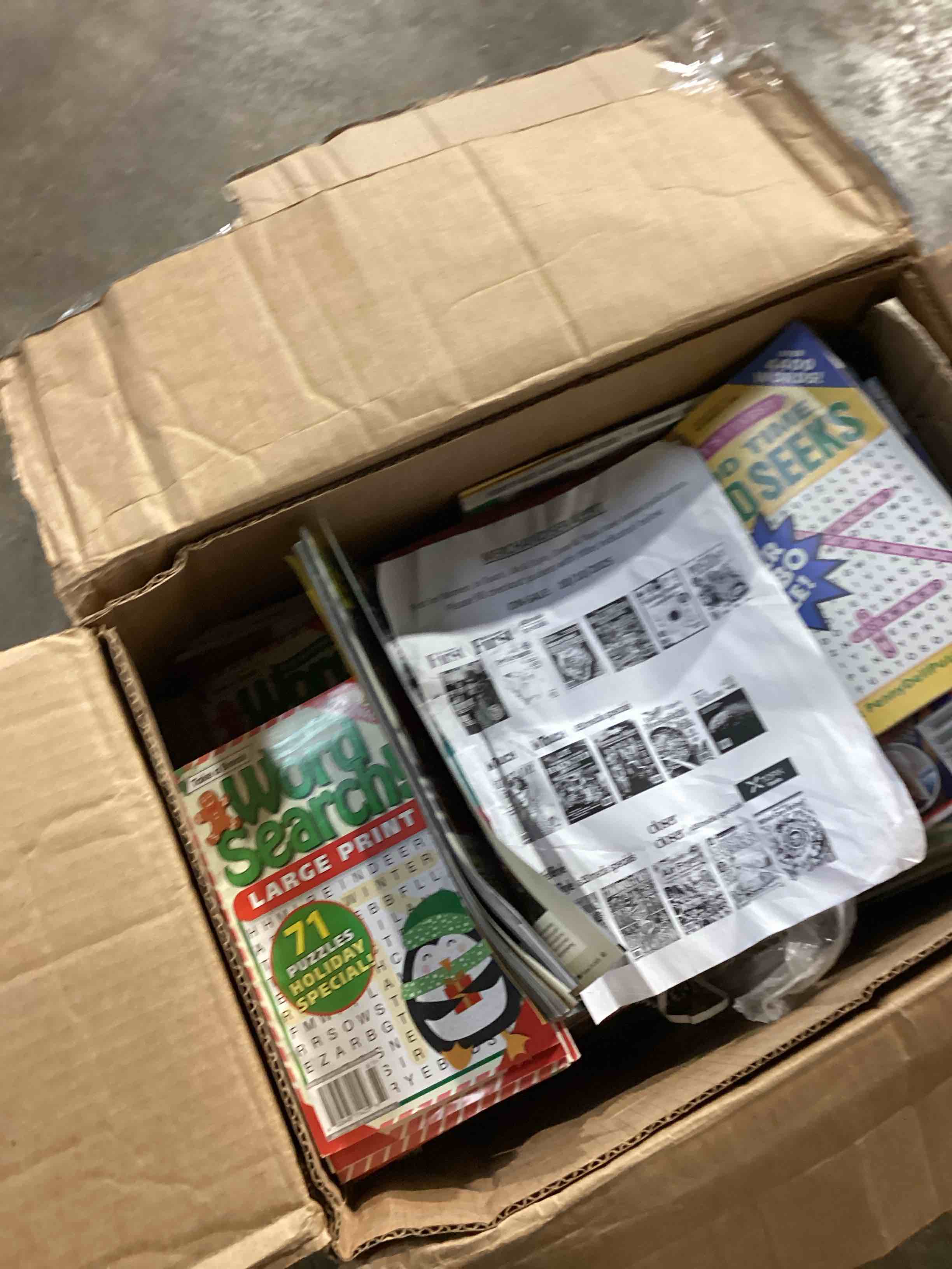 Assorted Magazines and Word Seeks