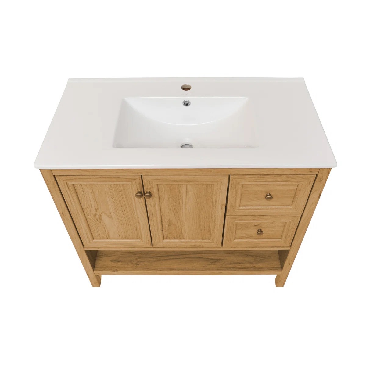 SEE DESCRIPTION Château 36" Bathroom Vanity In Natural Oak By Swiss Madison