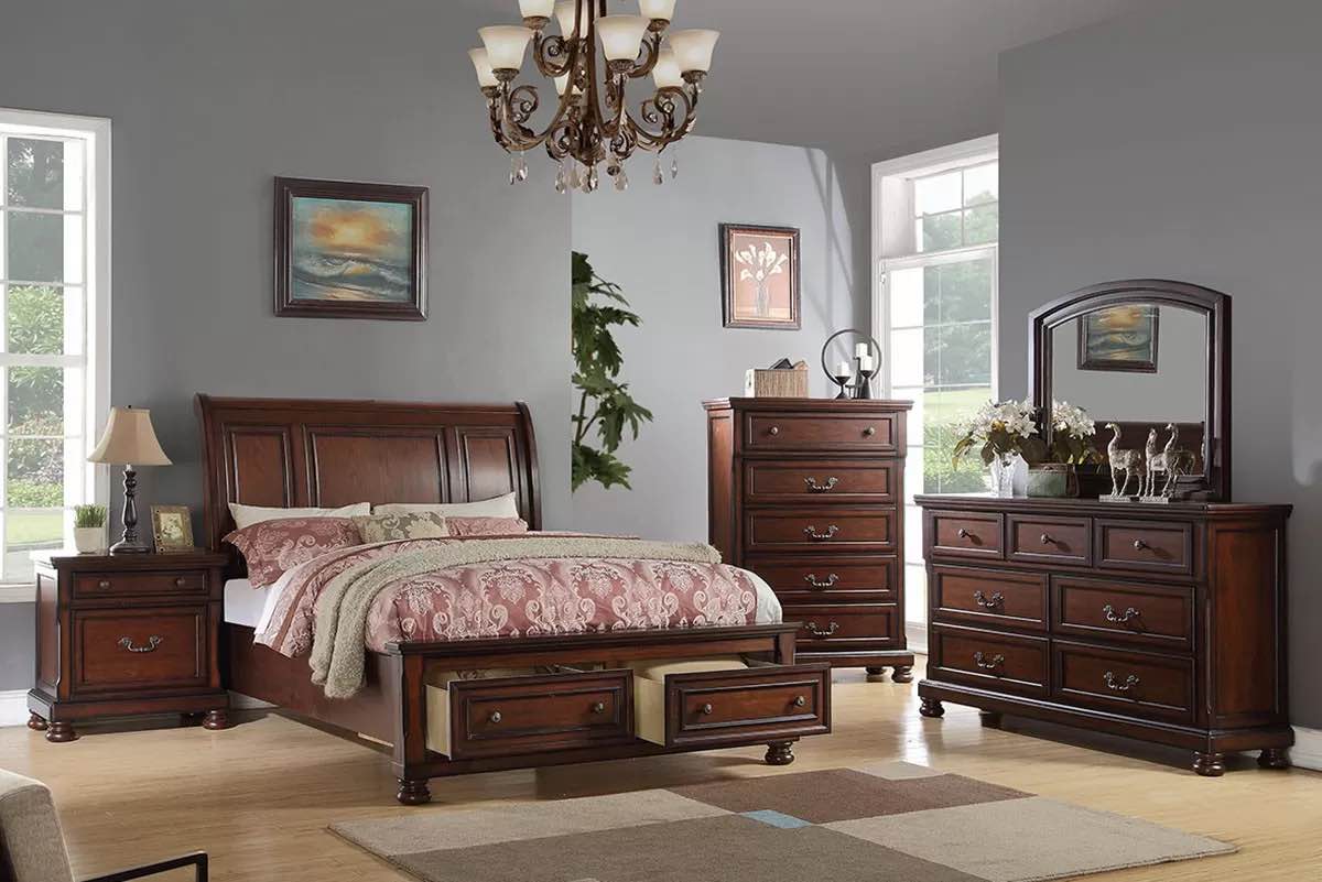 SEE DESCRIPTION F9290EK Eastern King Bed