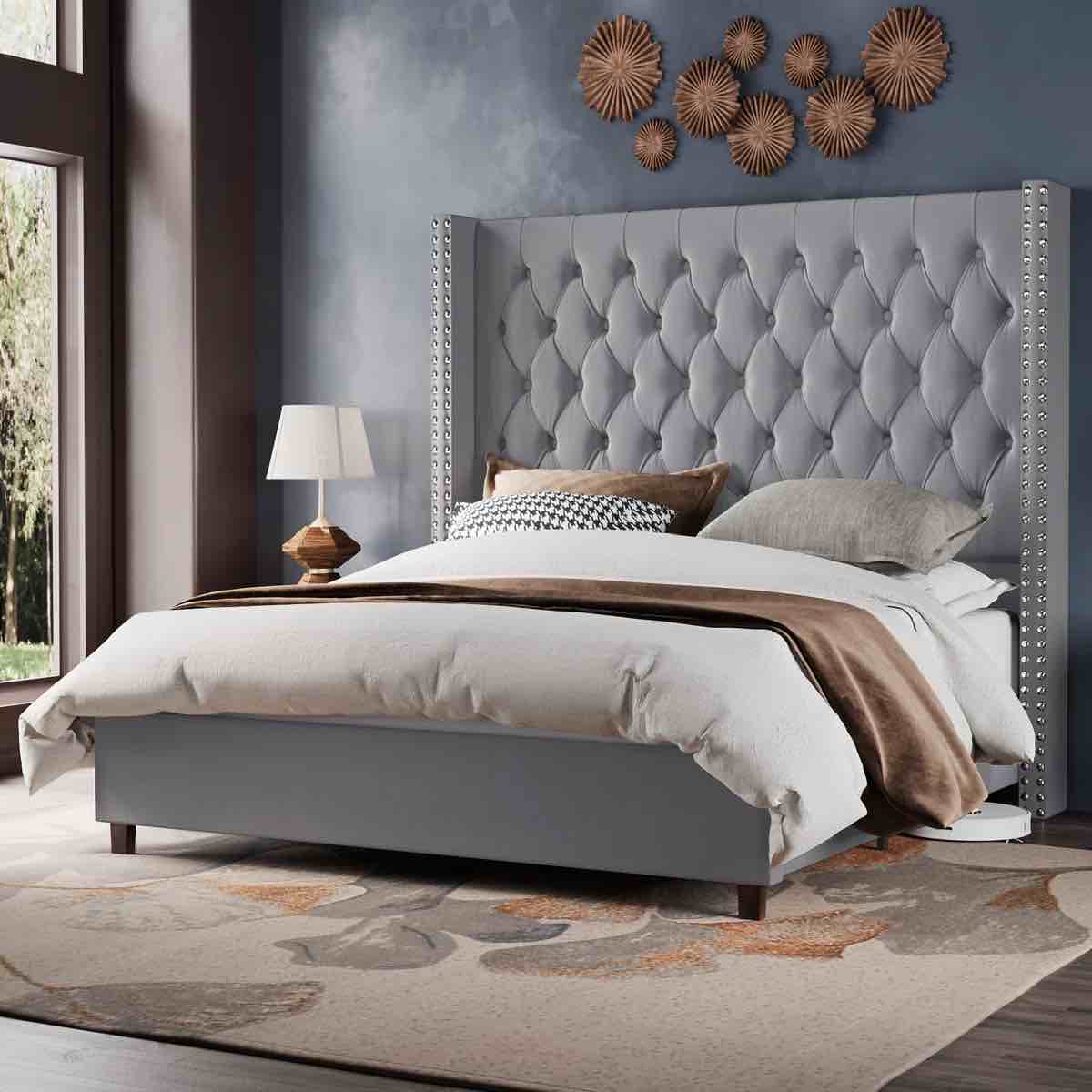 Duluth Upholstered Wingback Queen Bed By Willa Arlo™ Interiors