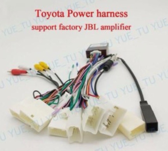 JBL Wiring Harness Apple Carplay Car Stereo Radio For 2000-2006 Toyota Camry