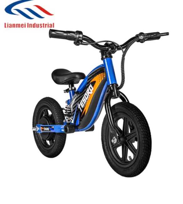 Child 12 Inch Tyre Electric Balance Bike Kids 24V 100W Electric Scooter with Two-Wheel