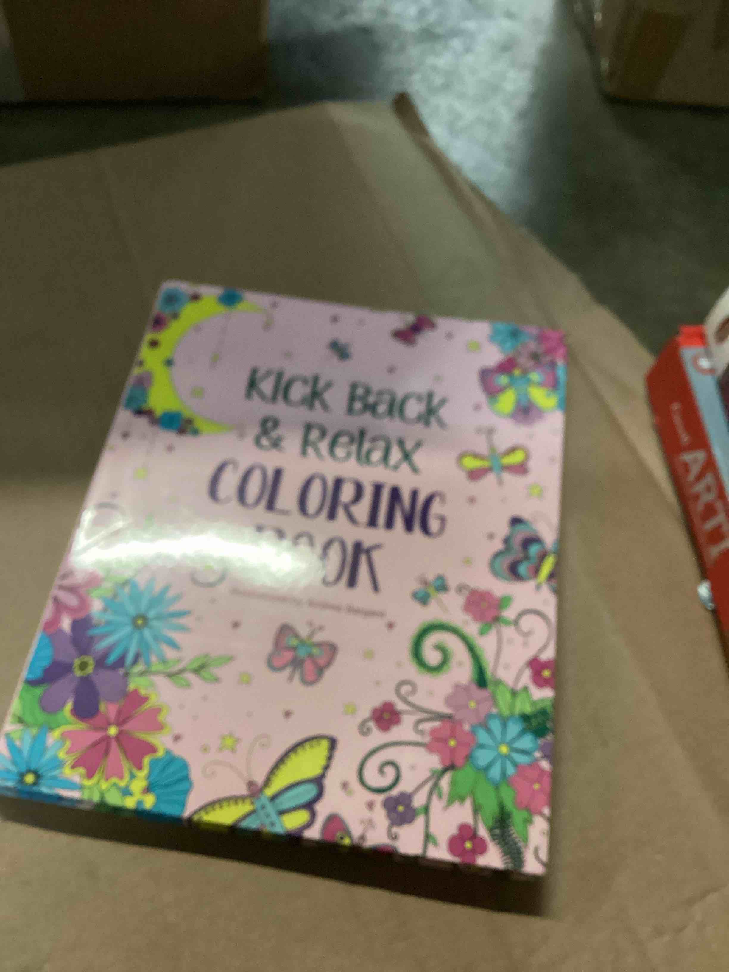Condition photo showing New/Like New for Kick Back & Relax Coloring Book