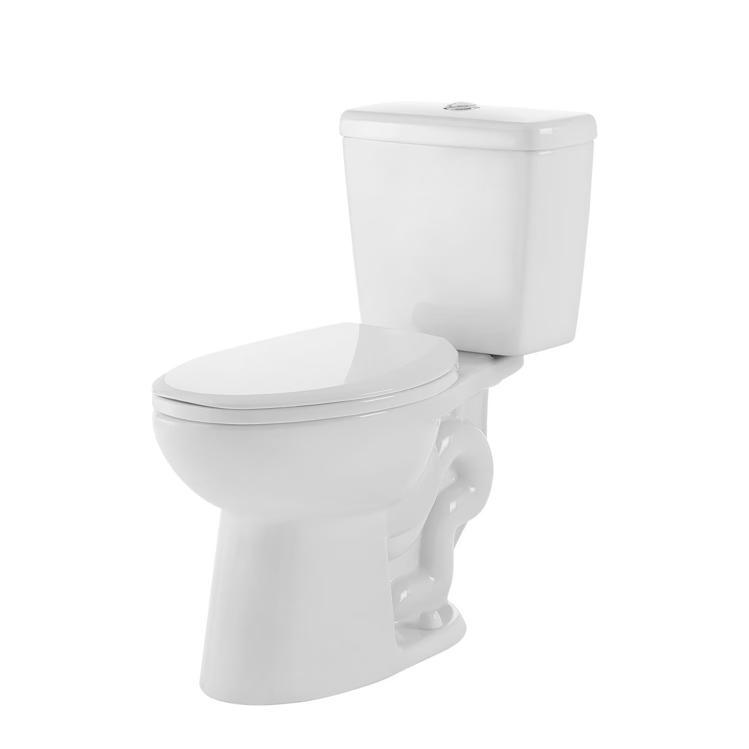 990286246 Member's Mark High-Efficiency 2-Piece Elongated Toilet, White Dual Flush