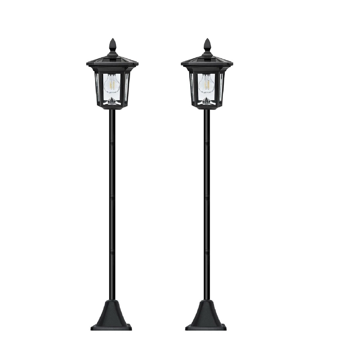 Westinghouse RMPC00102HBS LED Solar Post Lights 100 Lumens, 2-Pack