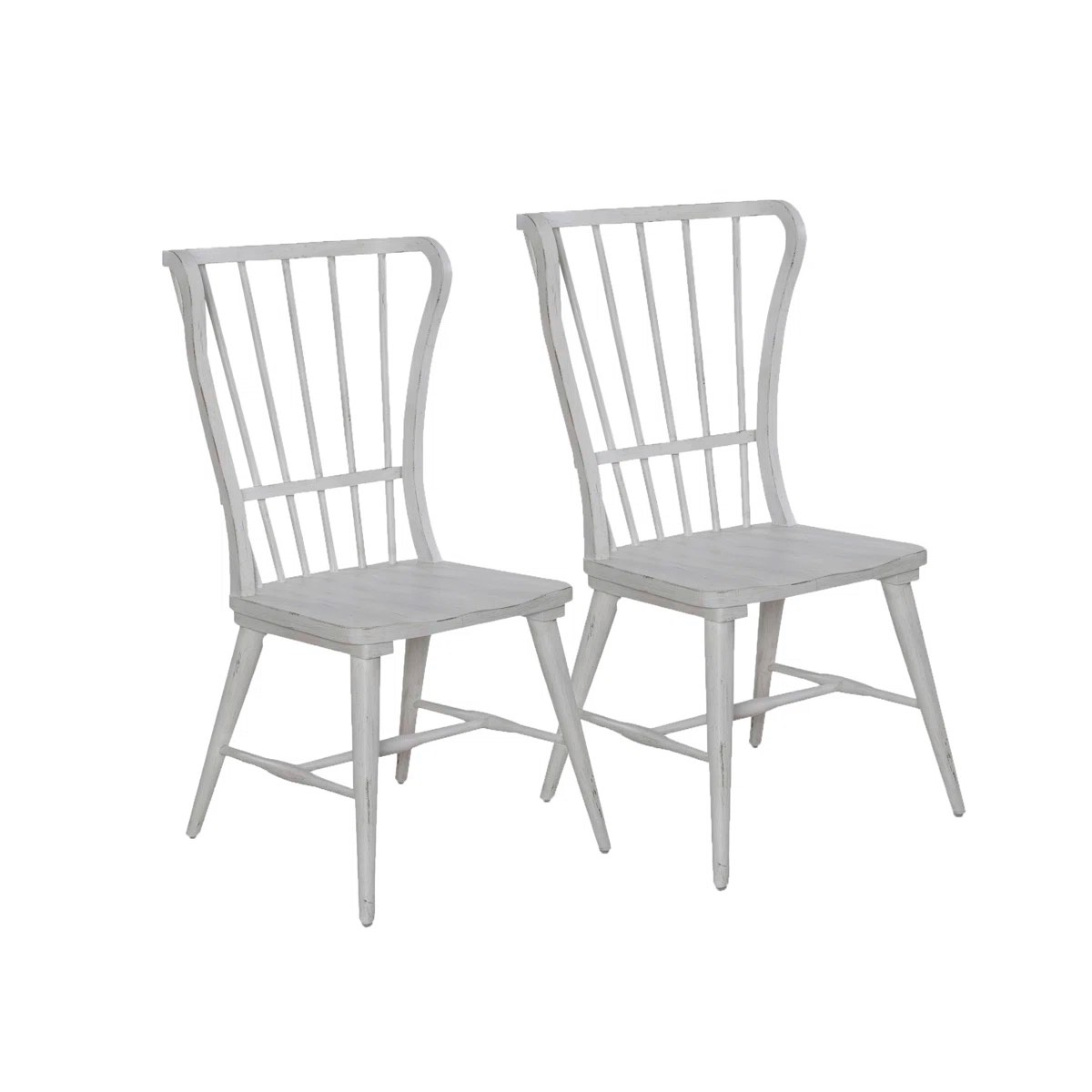 Chalita Windsor Back Side Chair (Set of 2), White