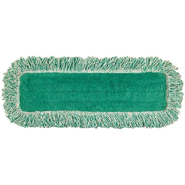 Rubbermaid® Light Commercial FGQ40800GR00 18" Green Microfiber Hook & Loop Dust / Dry Pad