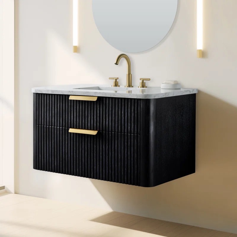 Liljjan 36” Wall - Mounted Single Bathroom Vanity