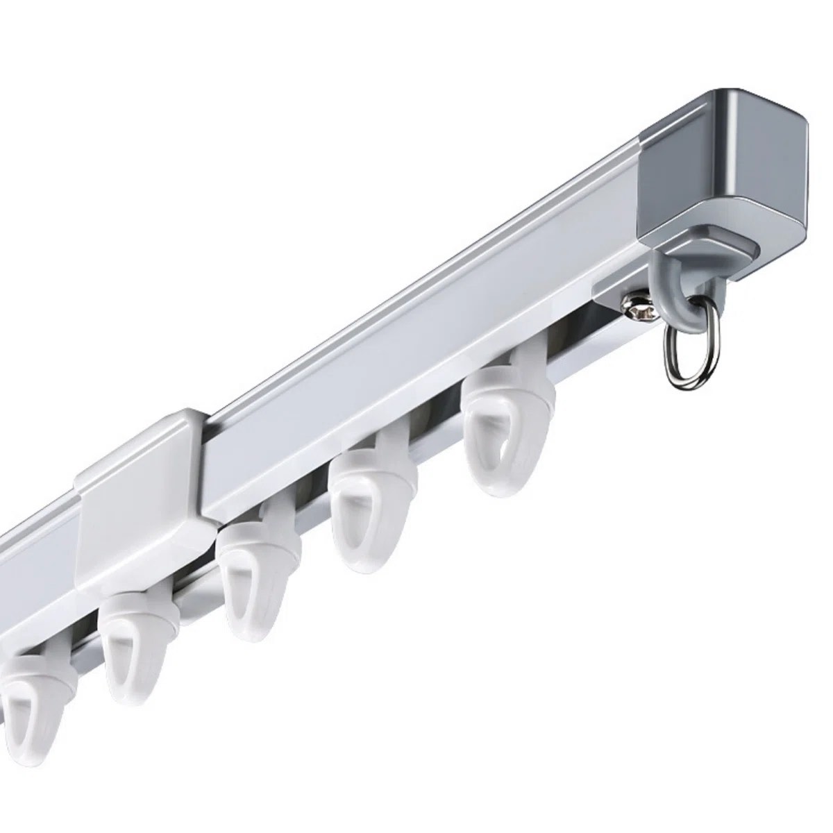 68.89" to 129.28" Retractable aluminum curtain track?Only the track)