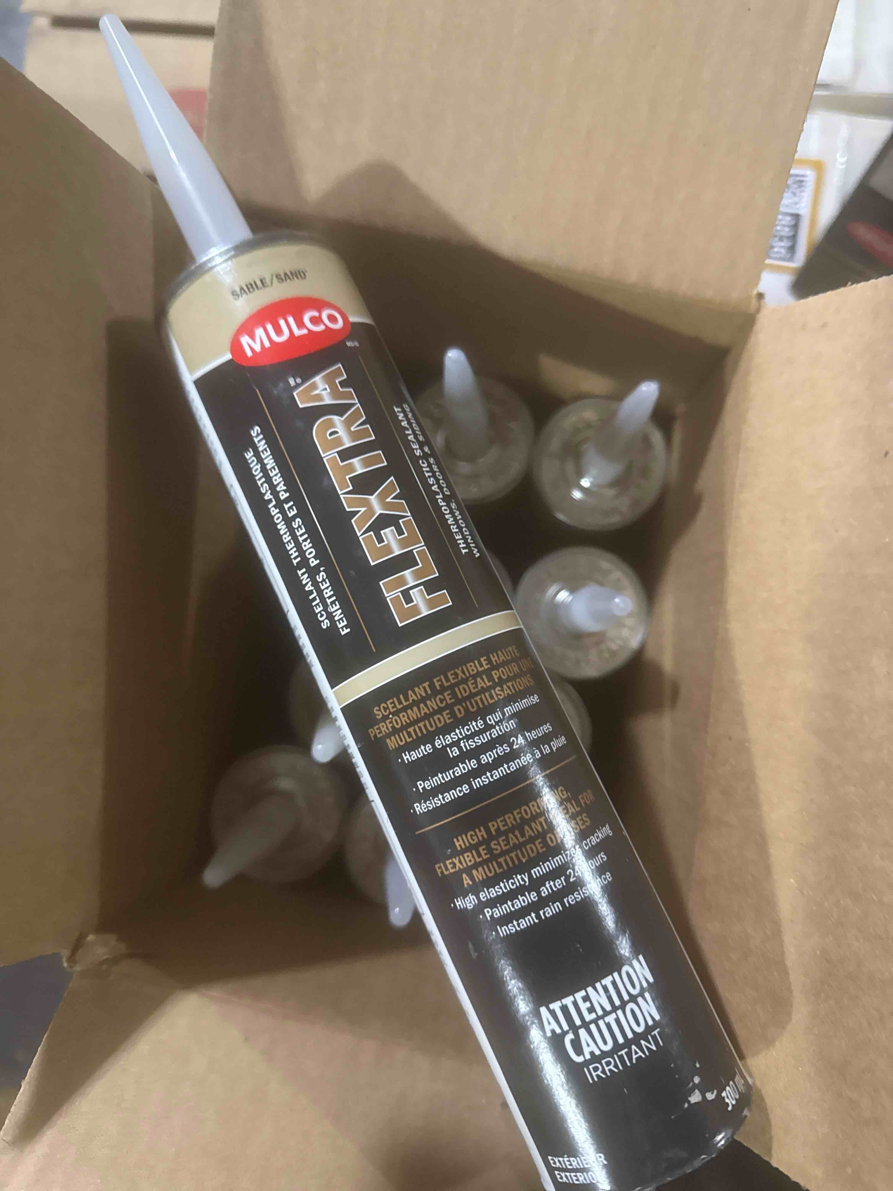 Case of 12 mulco flextra sealant sand 300ml