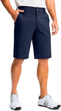 Men's Golf Shorts with 5 Pockets 11" Inseam Stretch Quick Dry Casual Work Dress Shorts for Men, Size 34