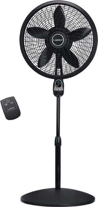 LUCKYWAY HOME APPLIANCES FS16R-1908KR5 16" Pedestal Oscillating Fan with Remote