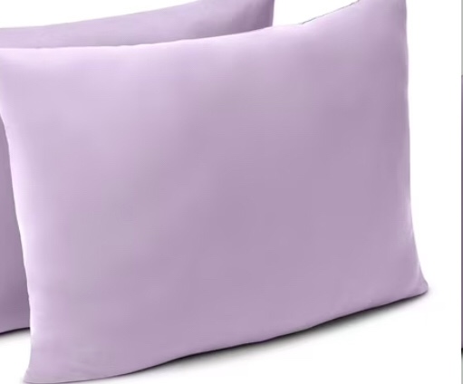two cloud pillows ,one purple and one blue