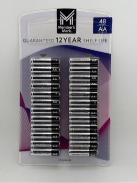   Member's Mark Alkaline AA Batteries incomplete 