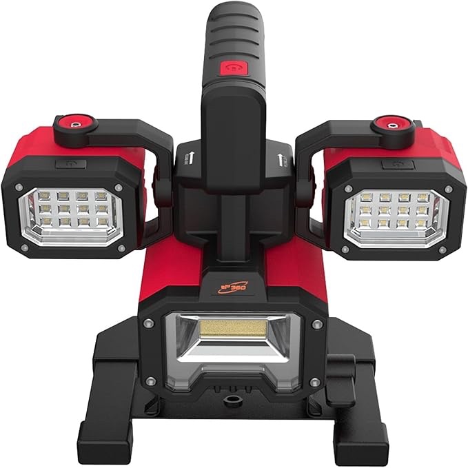 ePower360 2000 Lumens Rechargeable LED Worklight & Spotlight