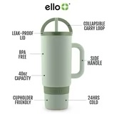  Ello Port 40-oz. Stainless Steel Tumbler with Handle, , Assorted Colors