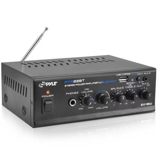 Pyle PTA22BT Bluetooth Home Audio Amplifier