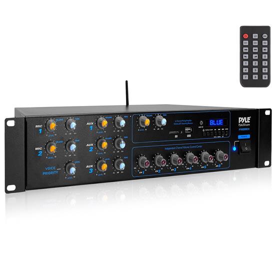 Pyle Pro PT6000CH 6-Channel Receiver with Bluetooth