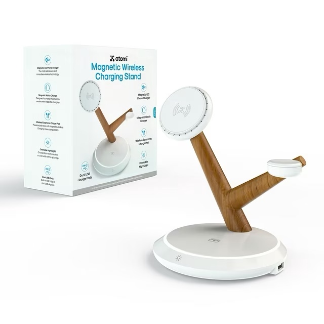 Tech Savings Atomi Qi2 Magnetic Wireless Charging Stand 3.2 stars out of 138 reviews (3.2)| 138 ratings Item 