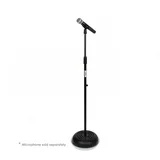 PylePro Adjustable Extendable Freestanding Compact Microphone Stand  Black