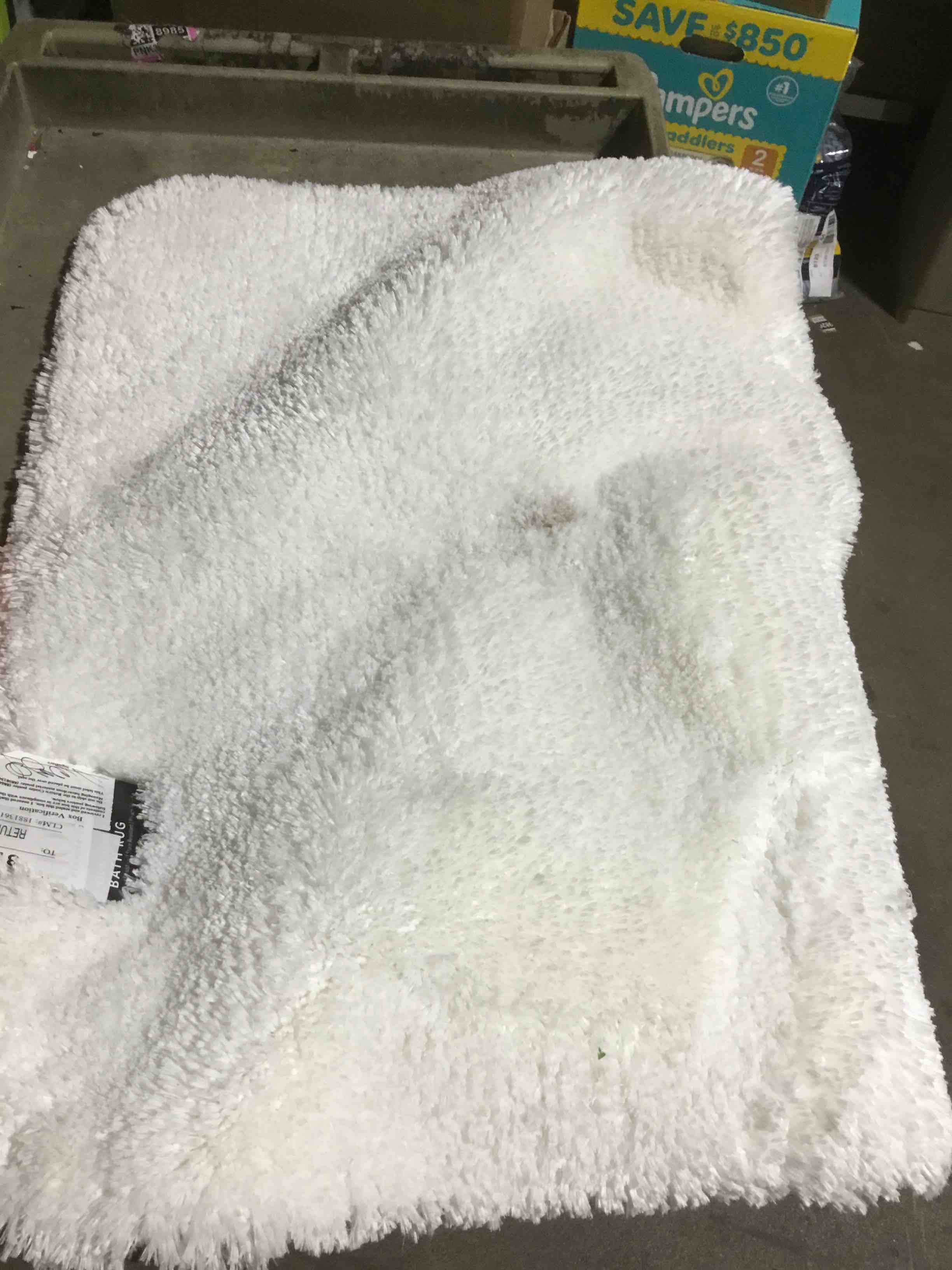 Color&Geometry High Pile White Bathroom Rugs 16"x24", Small- Upgrade Your Washroom with Soft Bath Mat- Plush, Non Slip, Absorbent, Washable Microfiber Shower Rug/Carpet for Outside Tub Visit the Color&Geometry