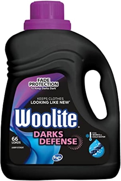Woolite Darks Defense Liquid Laundry Detergent, Woolite Dark, Laundry Detergent, 66 Loads, 100 Fl Oz, HE & Regular Washers, Packaging May Vary