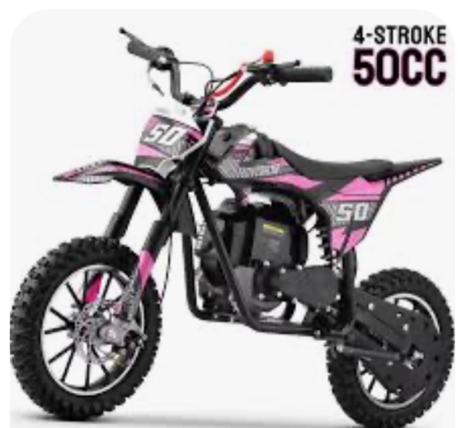 Hoverheart Gas Dirt Bike DB4S004 50cc 4-Stroke Gas Powered Mini Bike