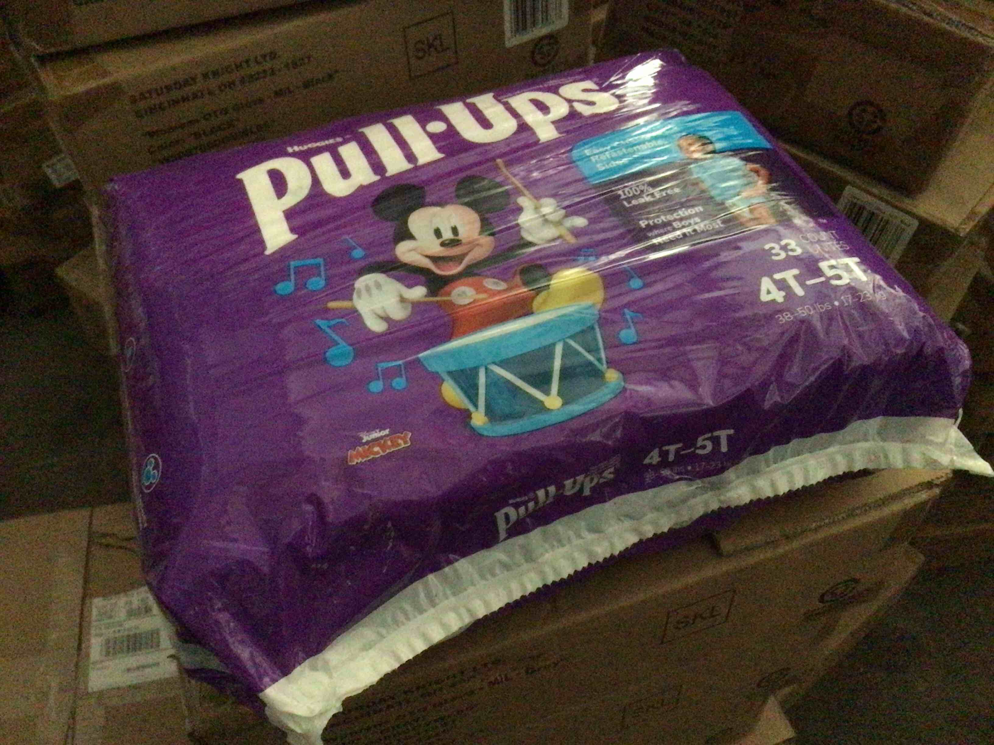 Huggies Pull Ups Size 4T-5T, 33 Count