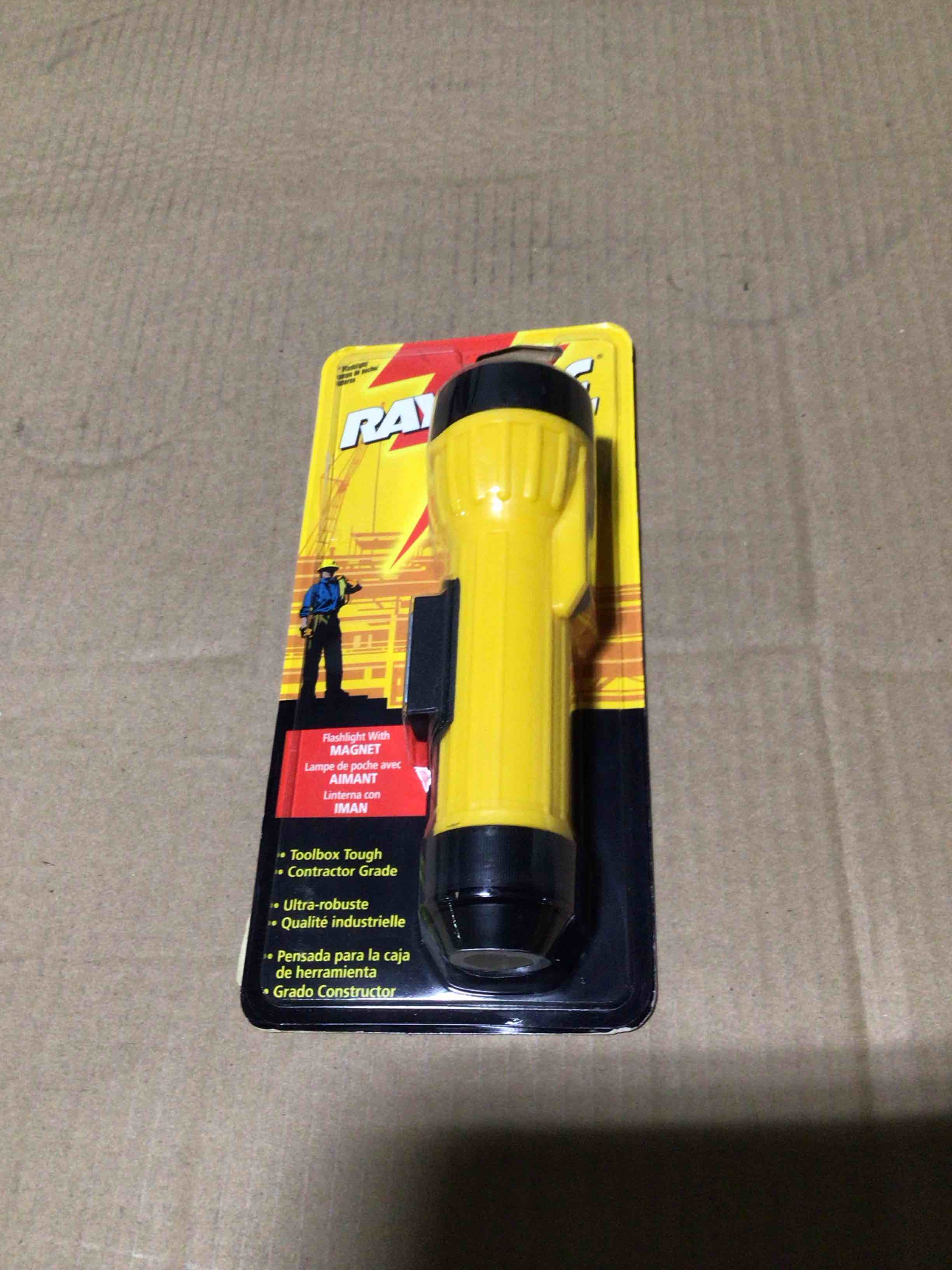 Rayovac 620-IN2-KMLC 2D Flashlight With Krypton Bulb & Magnet, 2D Flashlight With Krypton Bulb And Magnet
