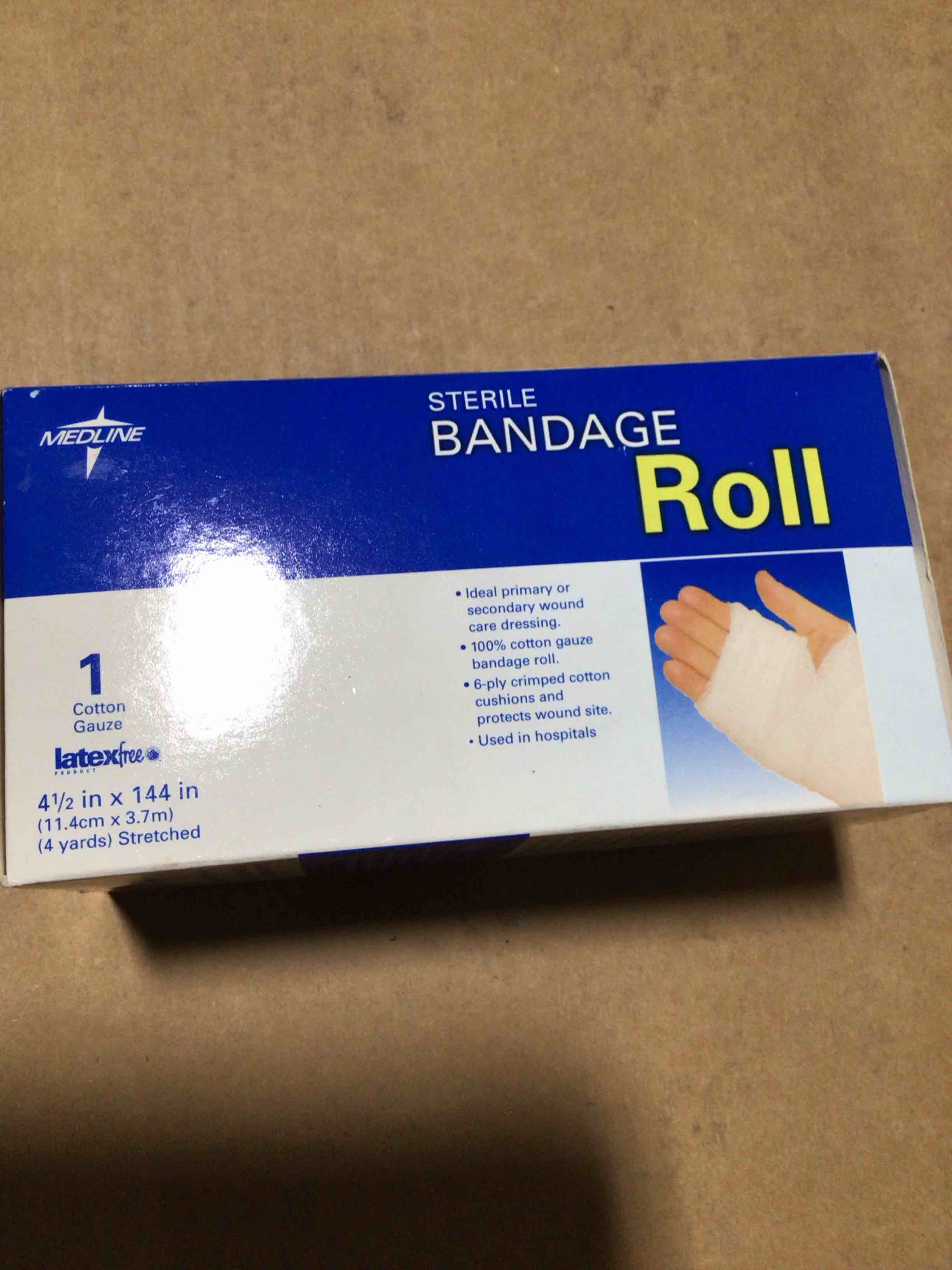 Curad Bandage Roll 4.5 Inches X 4.1 Yards 1 Each