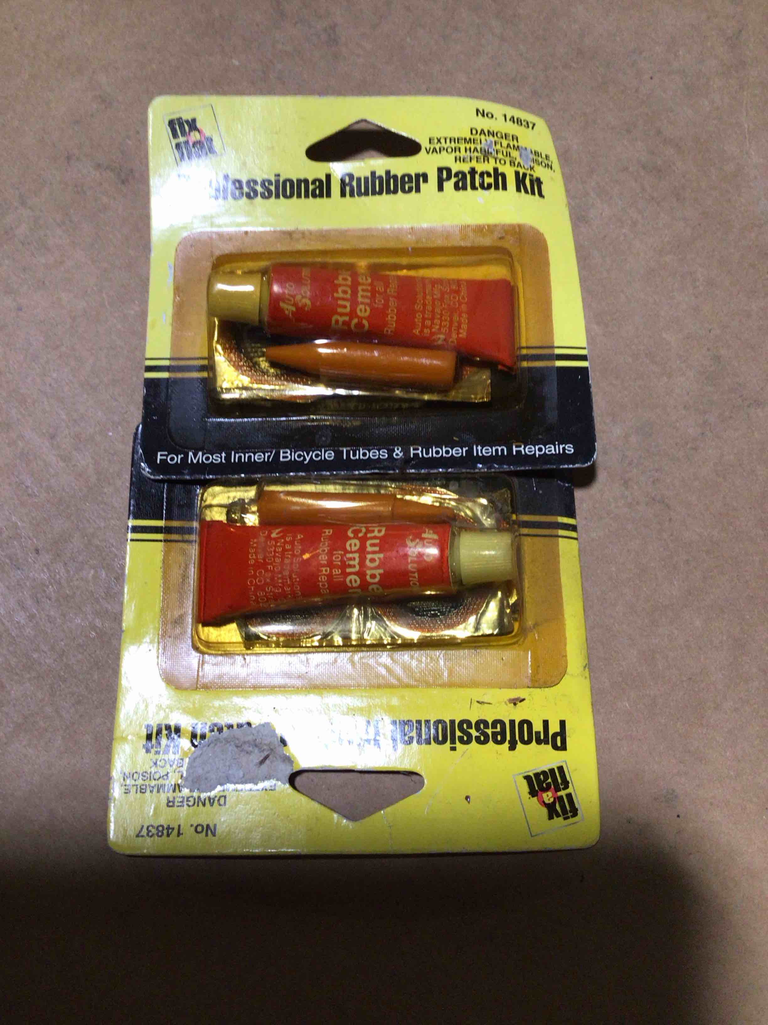 2 professional rubber patch kit 