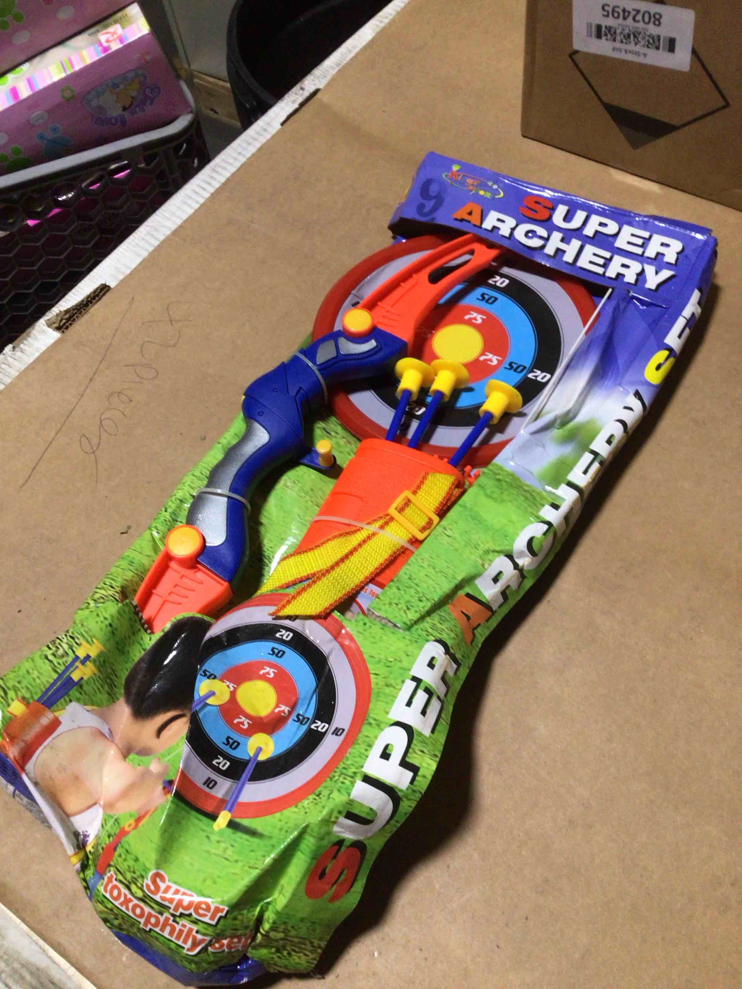 Liberty Imports Archery Bow And Arrow Toy Set For Kids With 3 Suction Cup And -